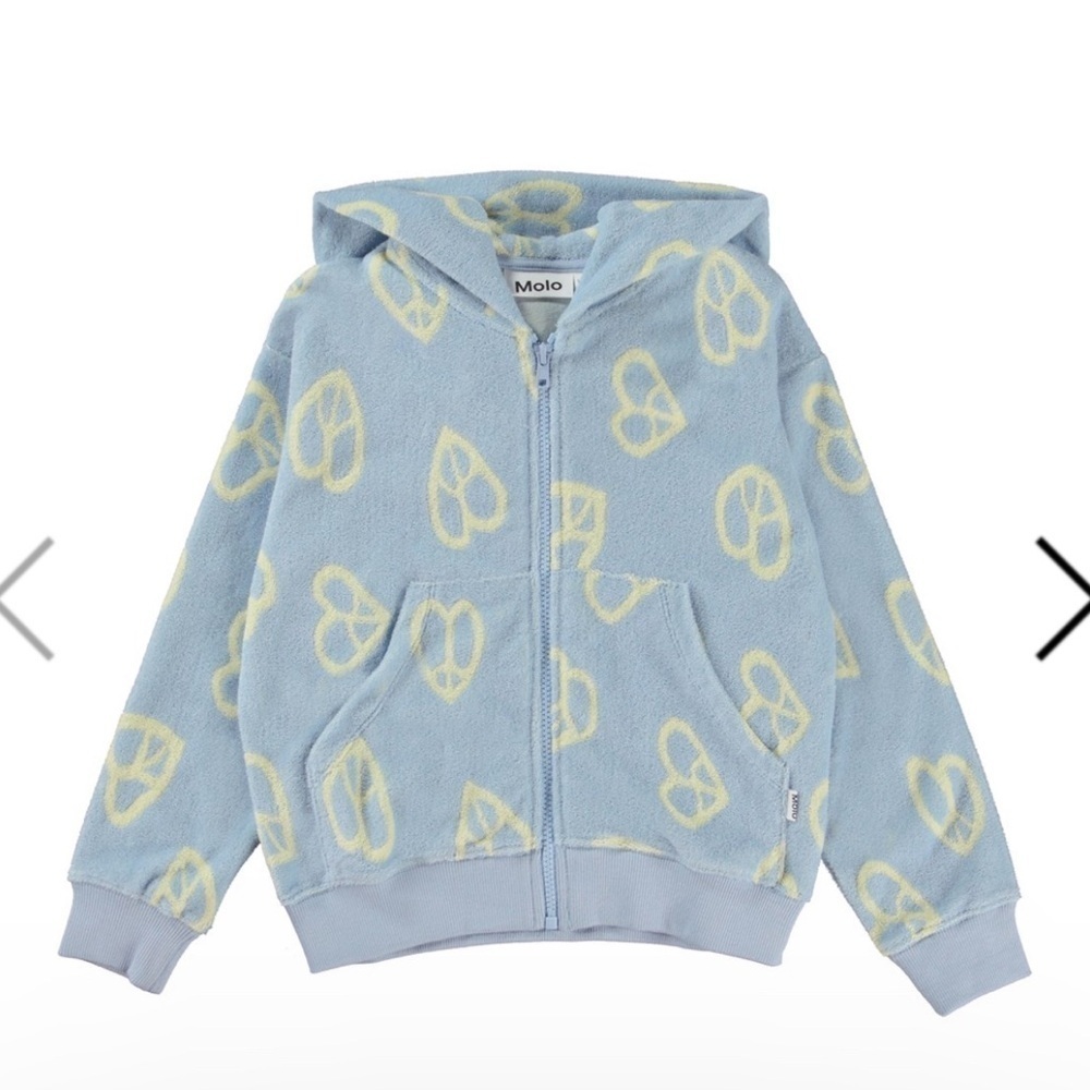 Molo Blue and Yellow Kids Hoodie